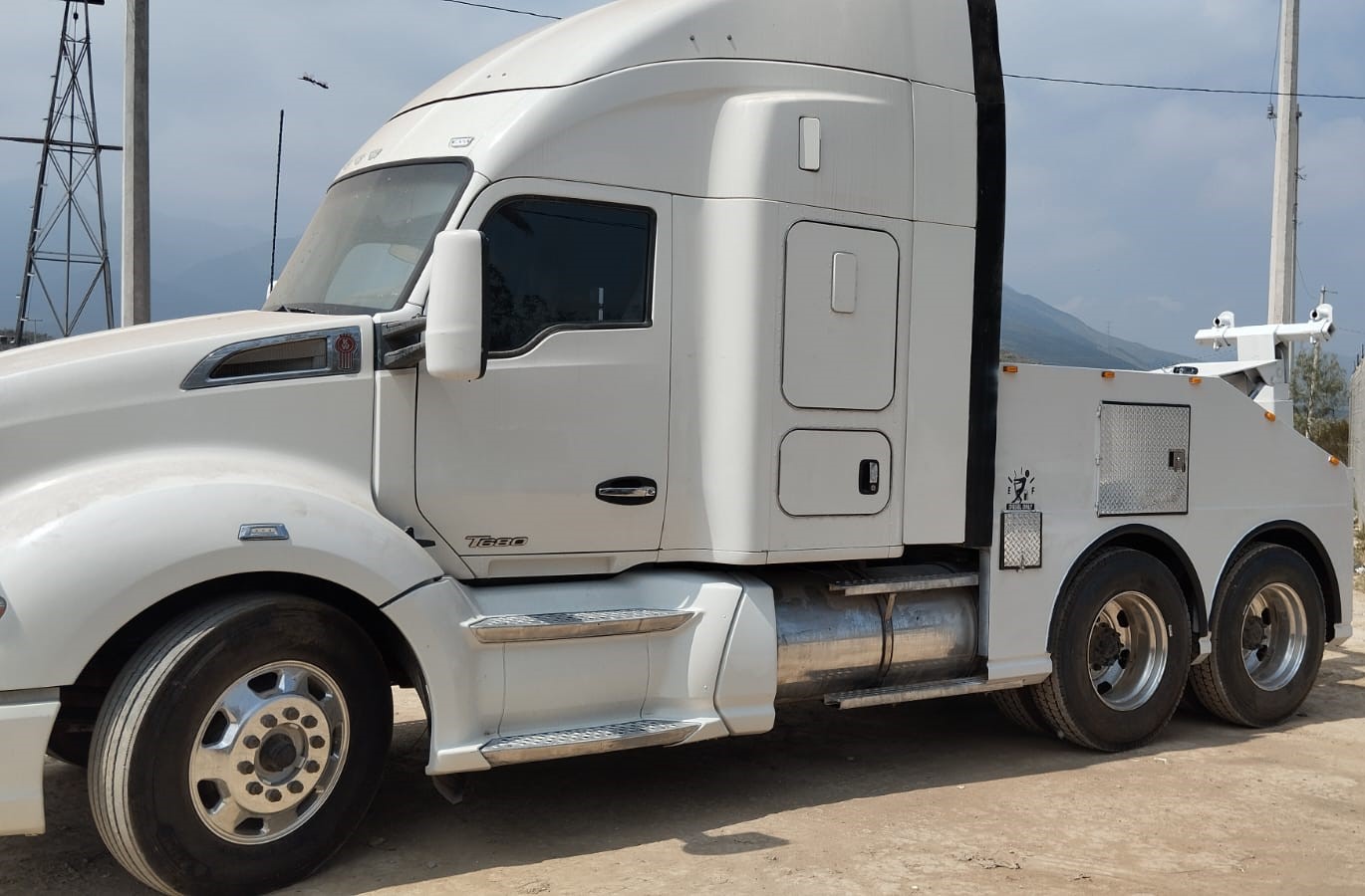 Grúa Villamir en operación